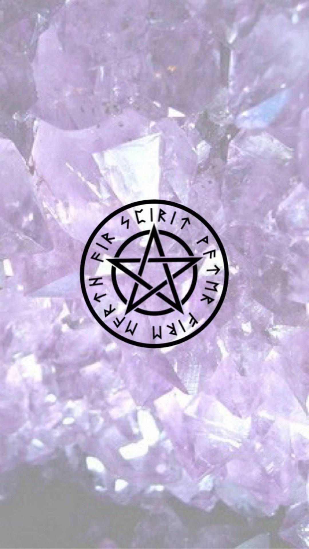 Heksery-estetiese Pentakel Muurpapier