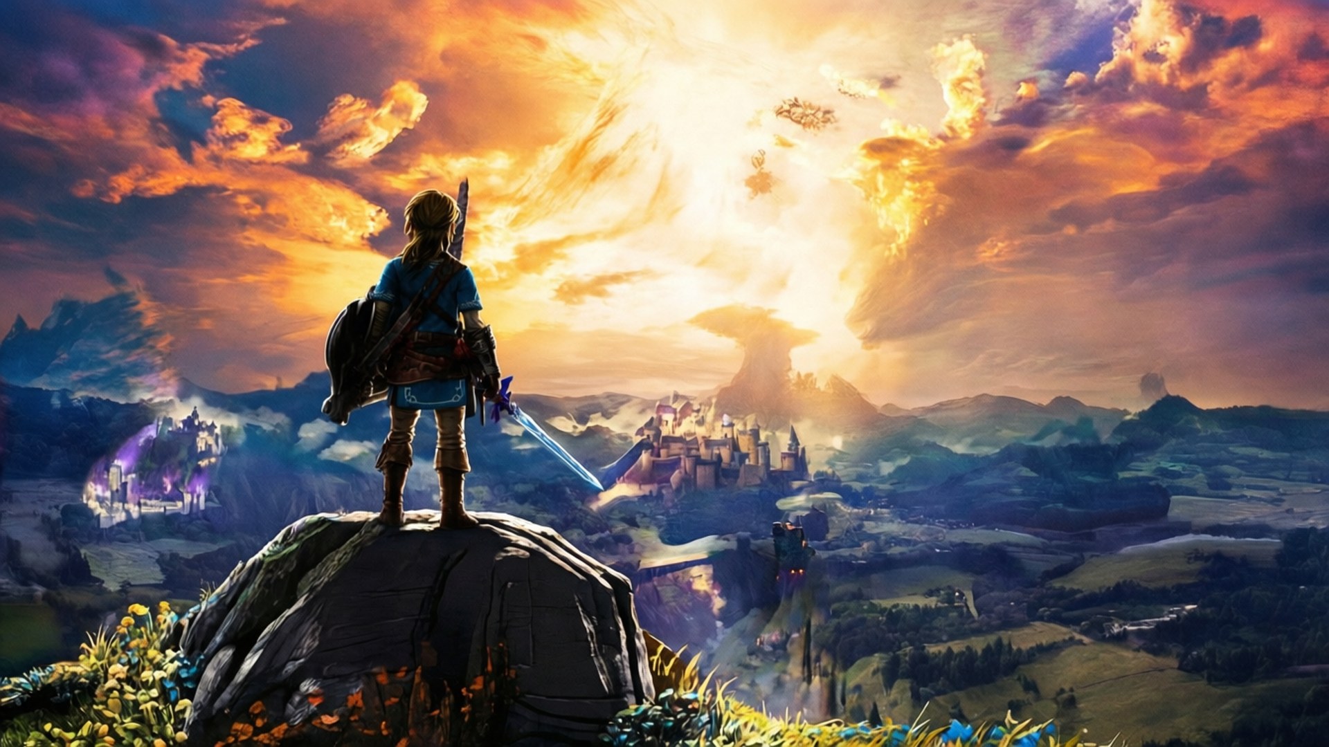 Held van Hyrule Muurpapier