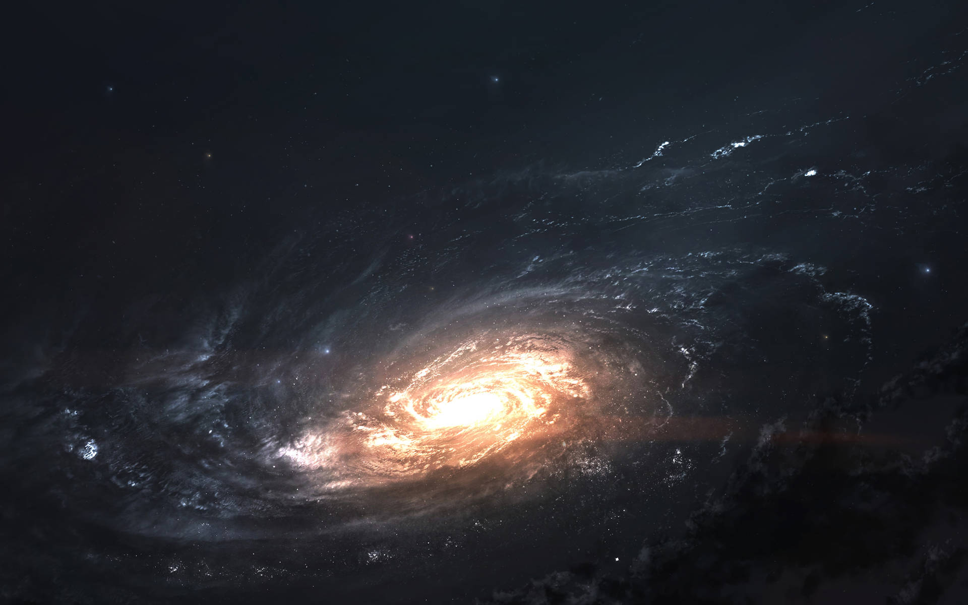 Wonderlike muurpapier van Andromeda-sterrestelsel in die Ruimte — Ruimte GIF Muurpapier