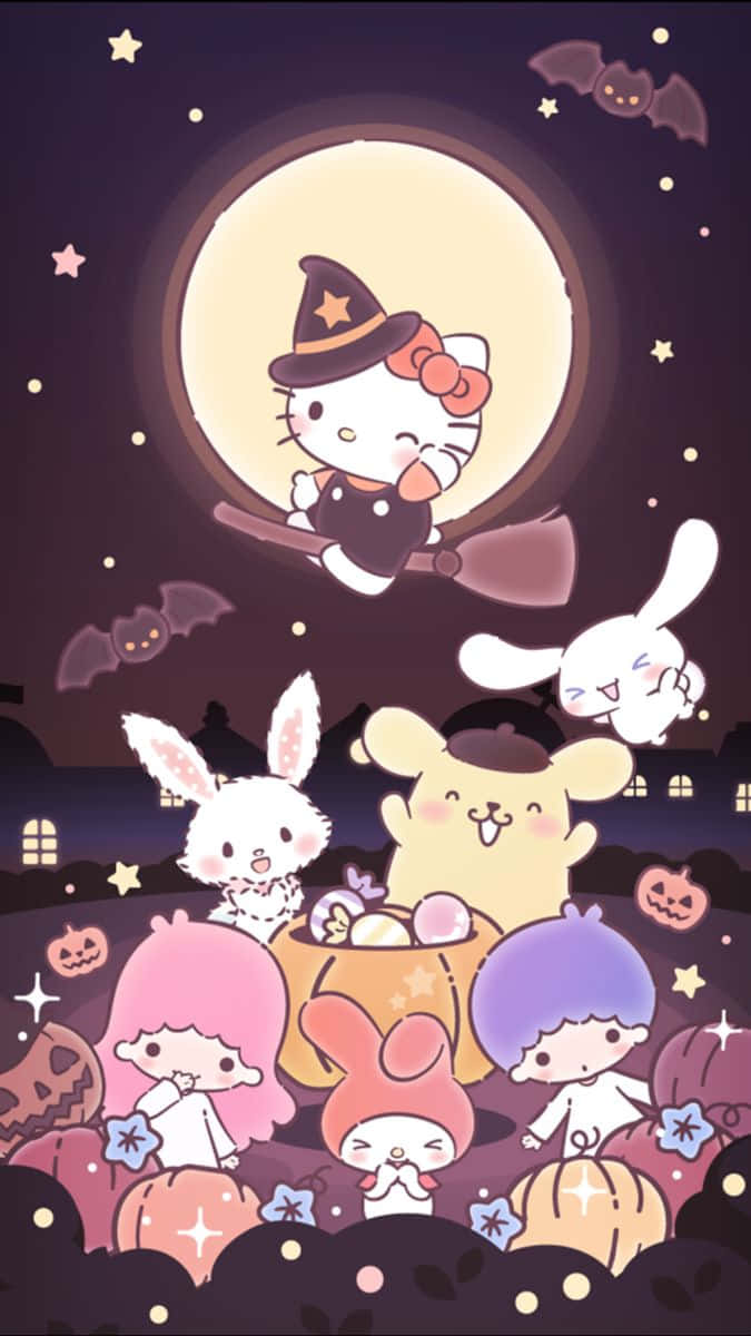 Hello Kitty Heks Halloween Sanrio Pfp Muurpapier