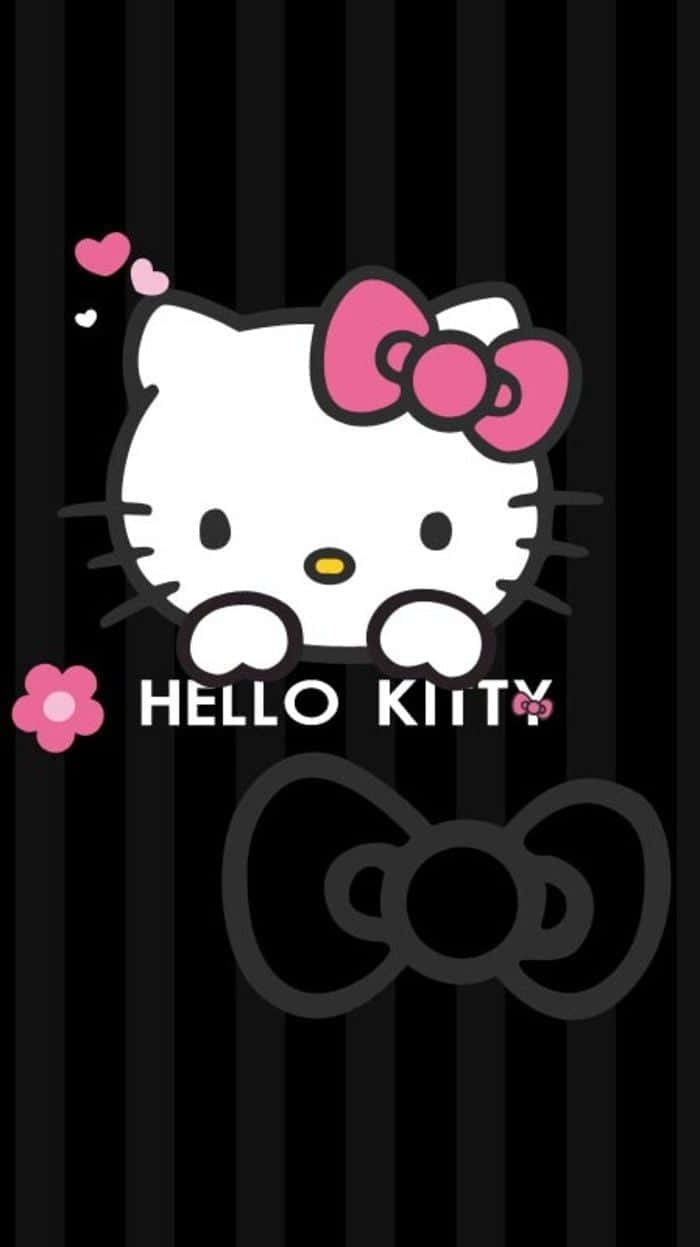 Hello Kitty Sanrio Foon Muurpapier
