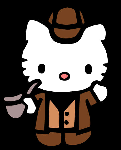 Hello Kitty Speurpak Muurpapier