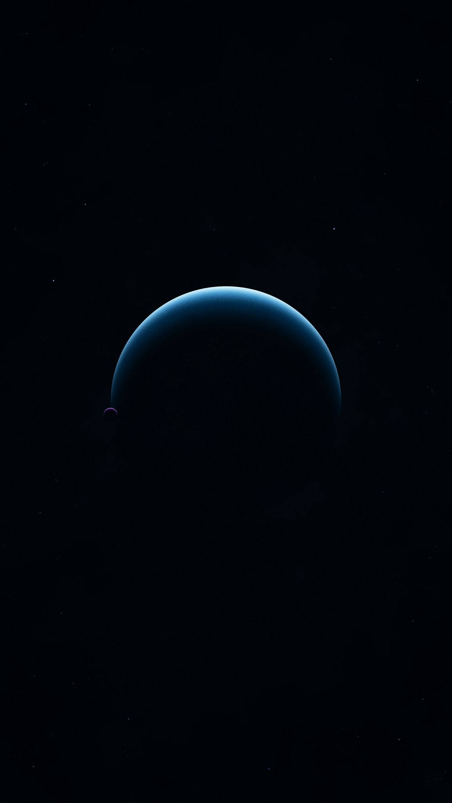 Hemelse AMOLED Eclips Muurpapier