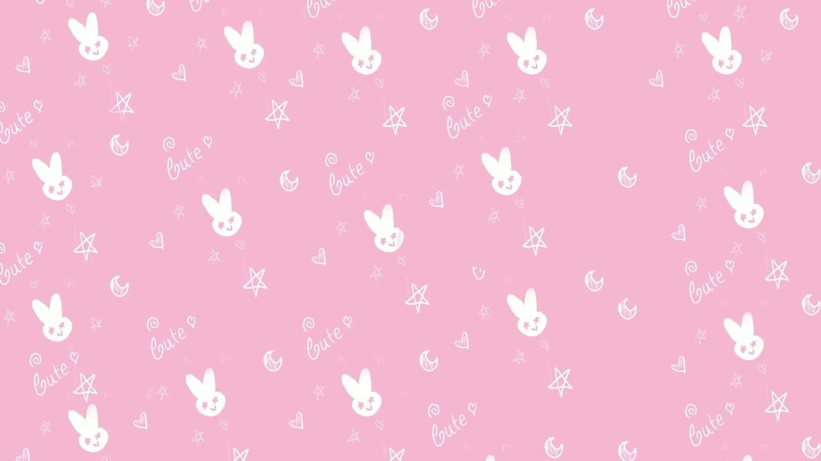 Hierdie sagte, kawaii-geïnspireerde pienk agtergrond sal jou toestel warm en oulik laat voel! Muurpapier