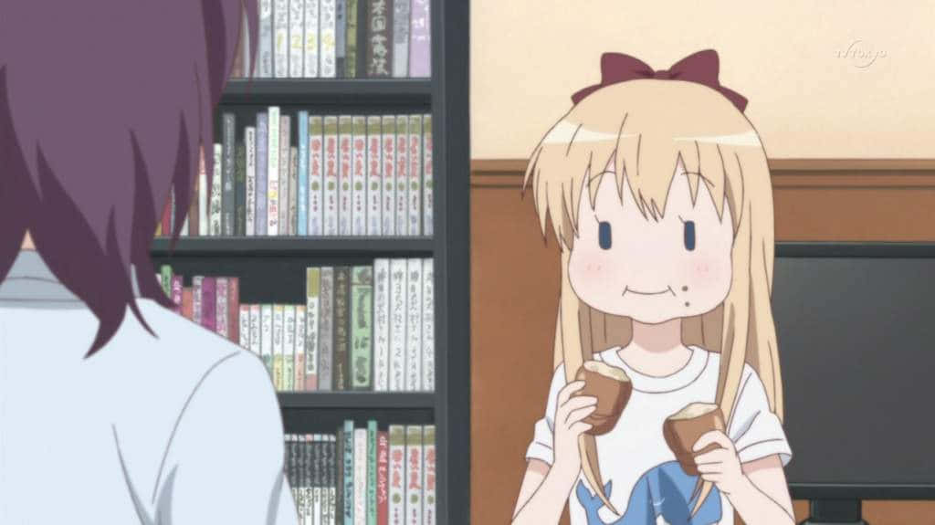 Hilariese Anime-misverstand Muurpapier