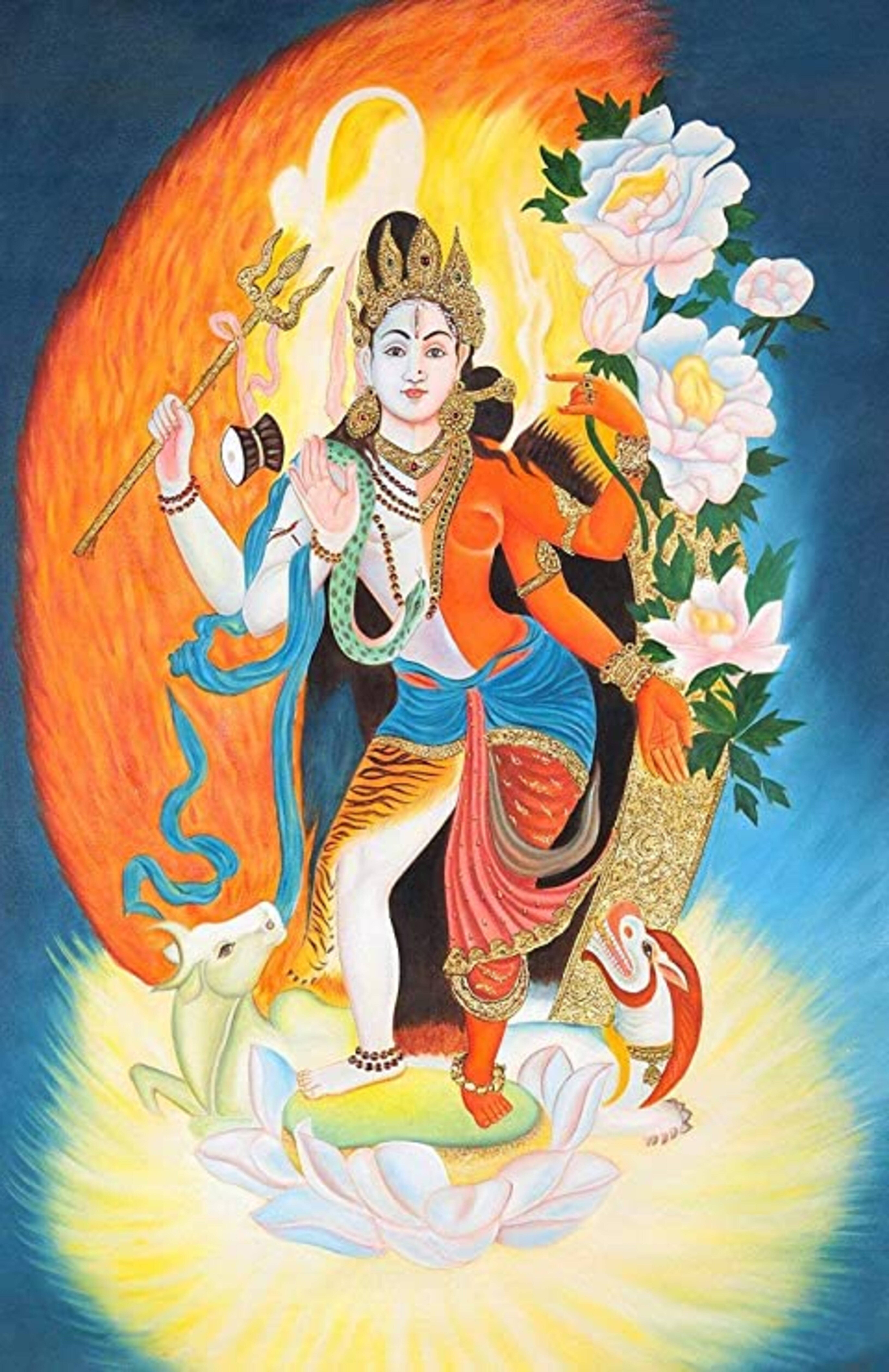 Hindoe-Godheid in Shakti-geloof Muurpapier