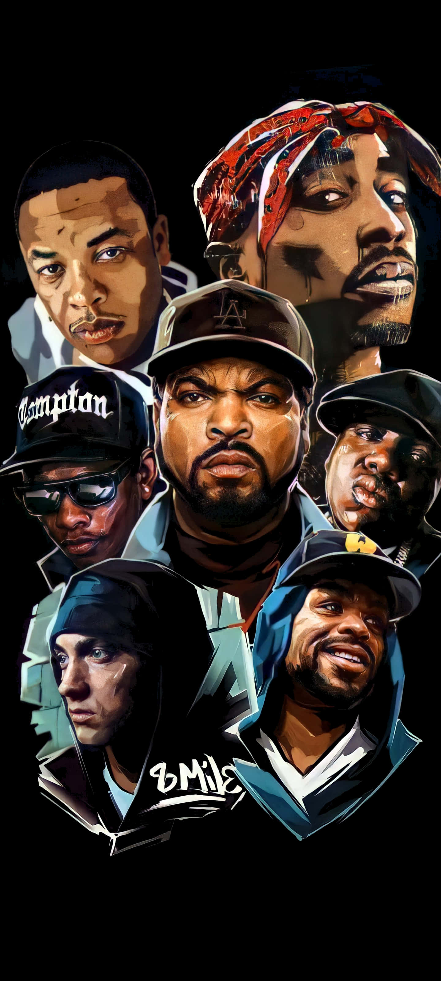 Hip Hop-ikone Muurpapier