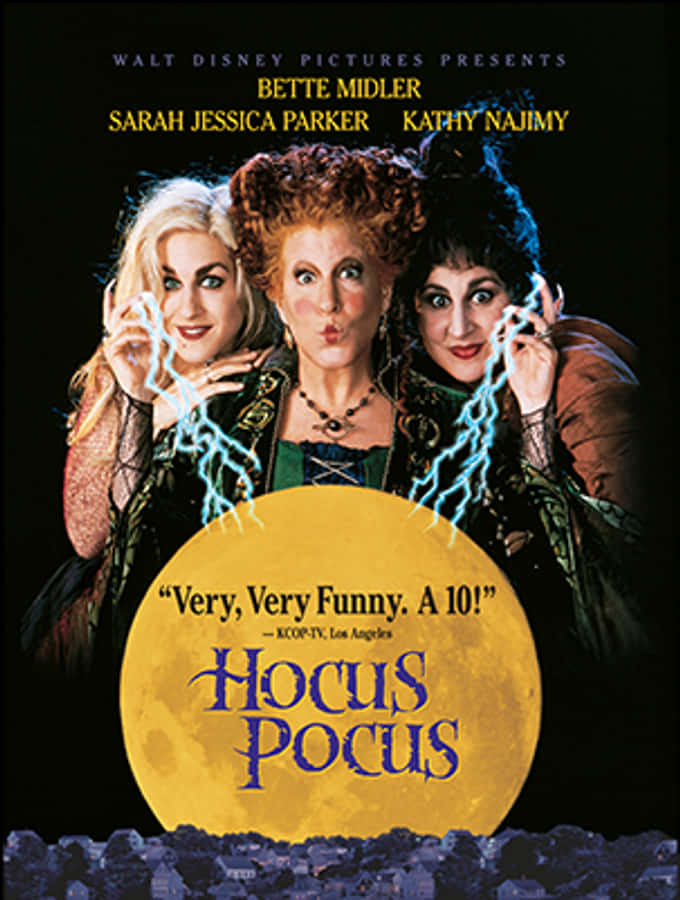 Hocus Pocus Fliekplakkaat Muurpapier