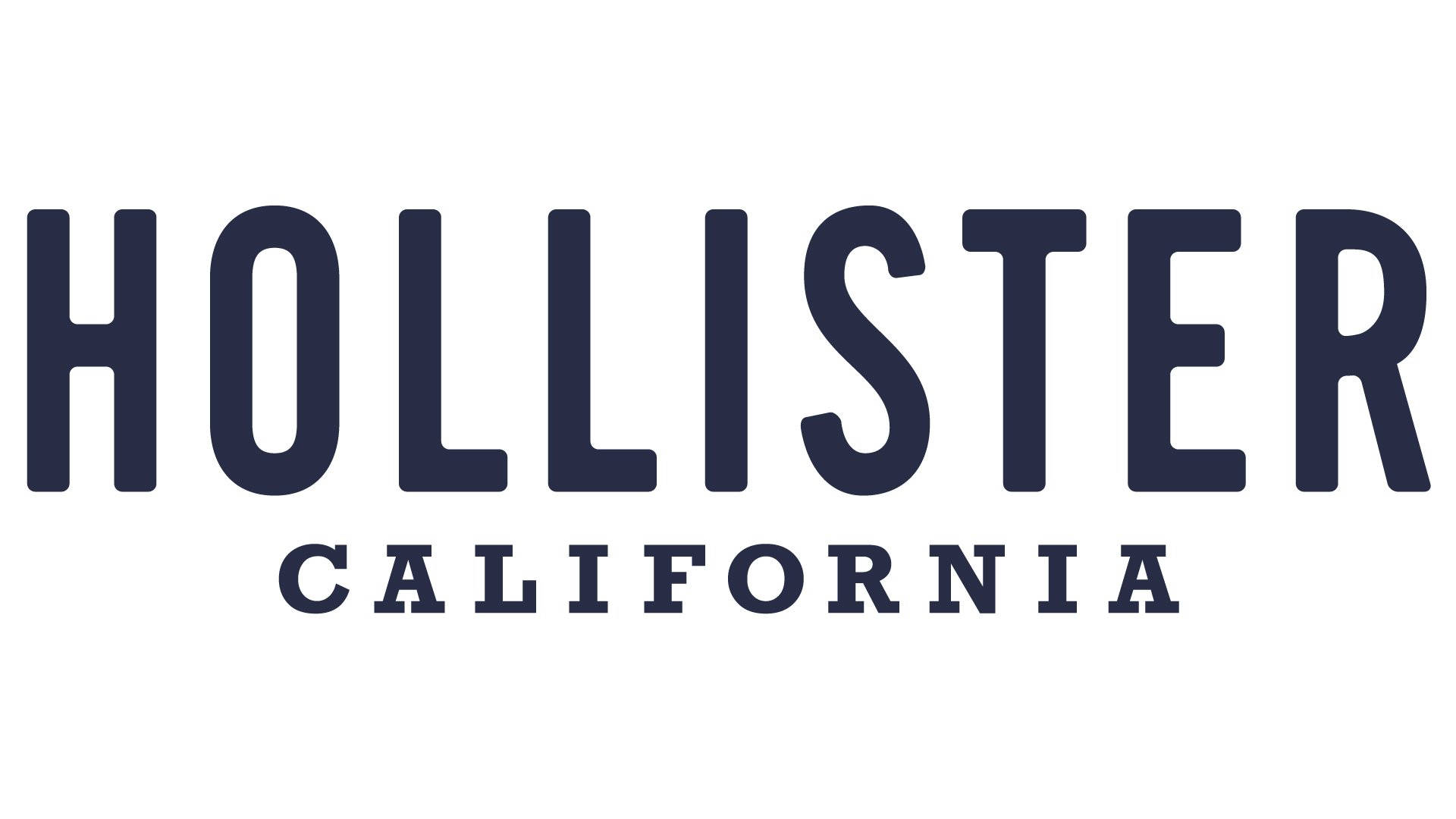Hollister Minimalistiese Skoon Logo Muurpapier