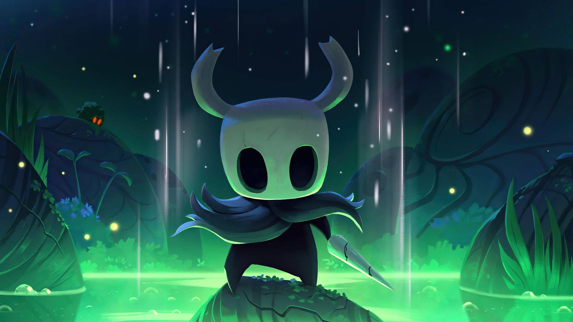 Hollow Knight Videospeletjie Koel PFP Muurpapier