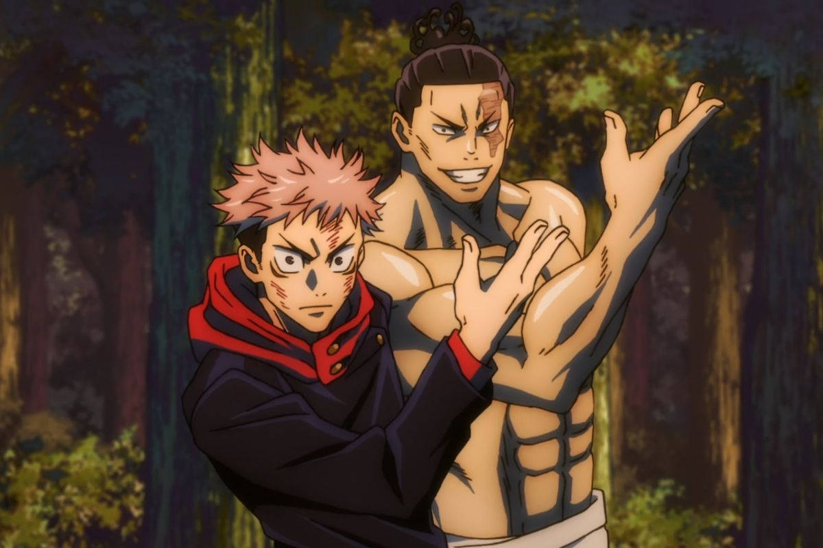 Hoofkarakters van die Anime - Jujutsu Kaisen — Jujutsu Kaisen Muurpapier
