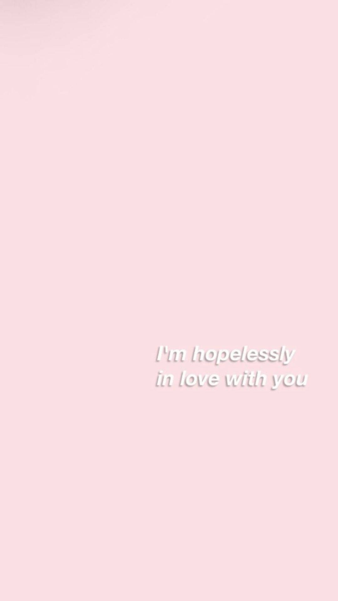Hopelose Liefde Estetiek Muurpapier