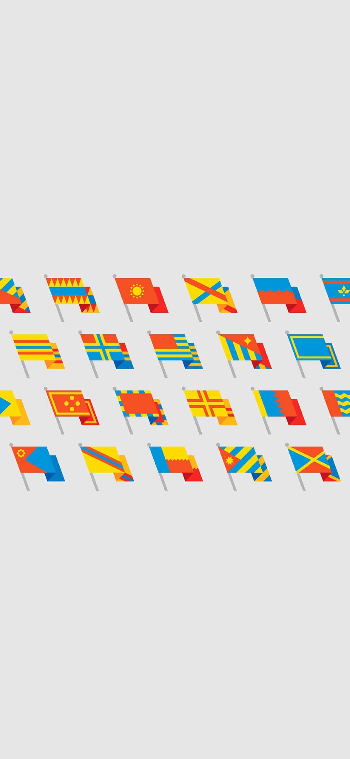 Hou dit eenvoudig en oulik met hierdie iPhone Muurpapier