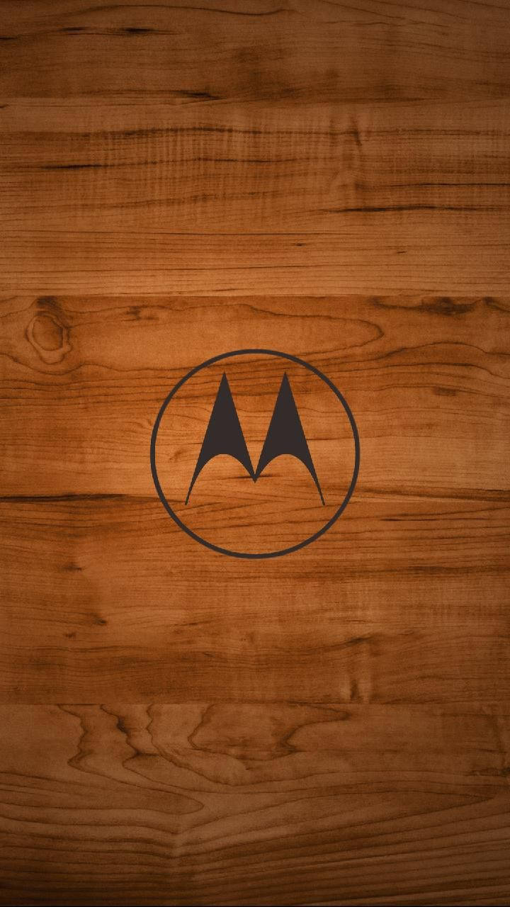 Hout Motorola Logo Muurpapier