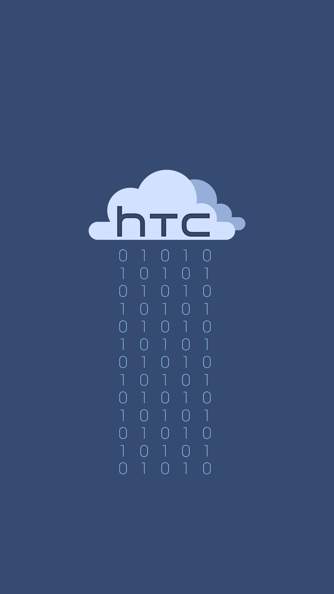 Htc Grys Wolk Muurpapier