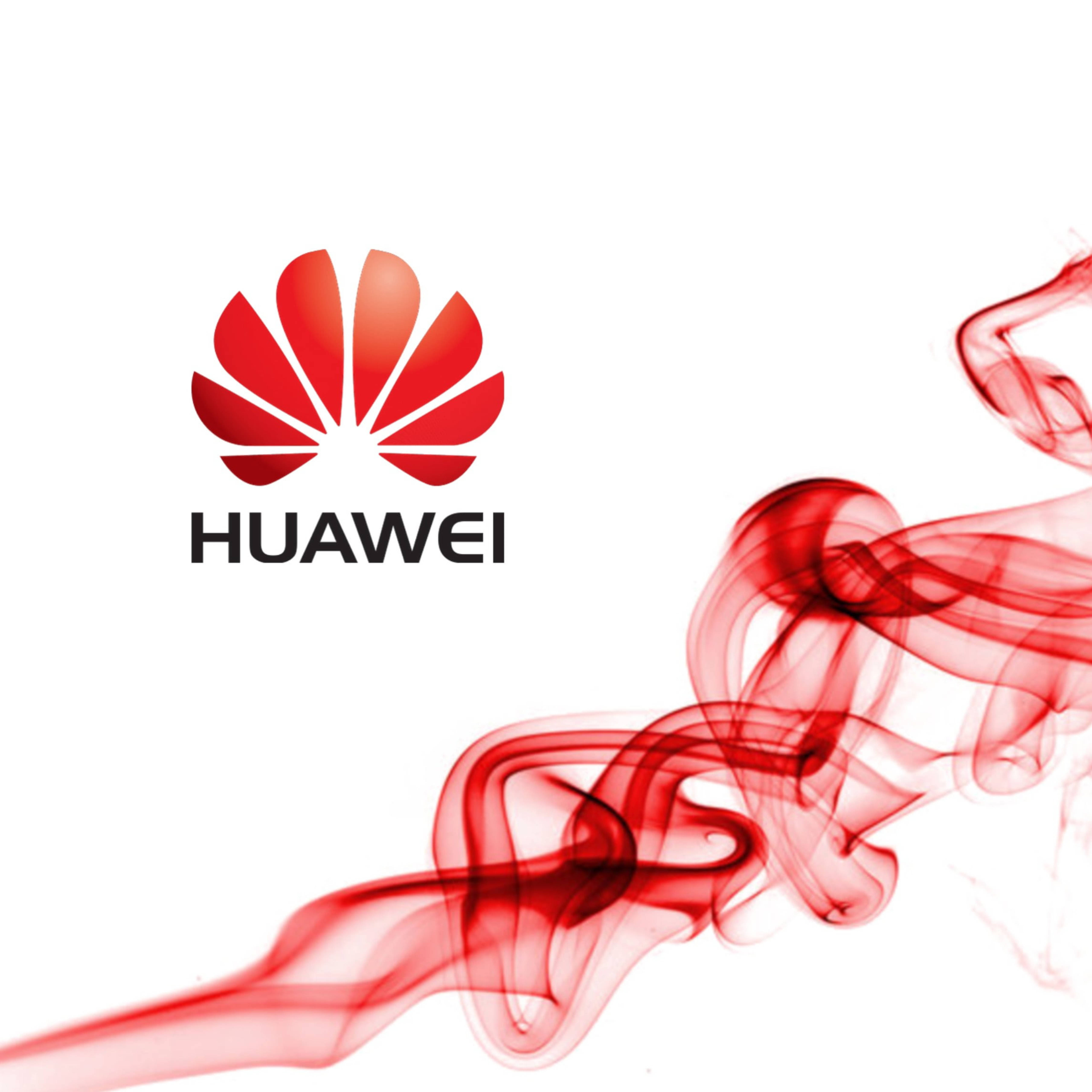 Huawei Handelsmerk Rook Rooi Muurpapier