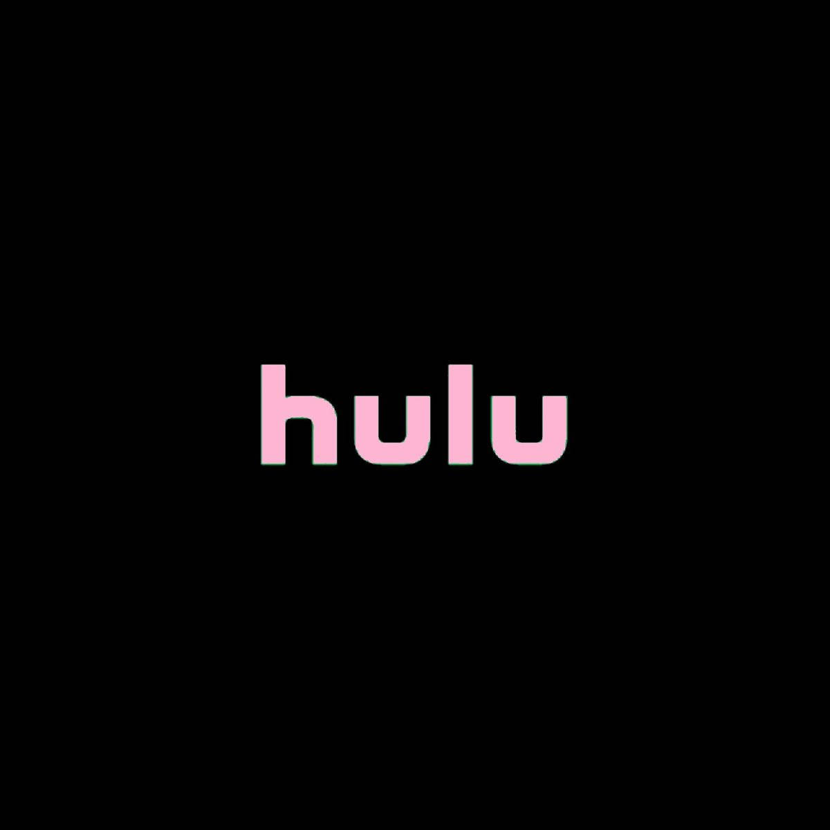 Hulu Pienk Logo Muurpapier