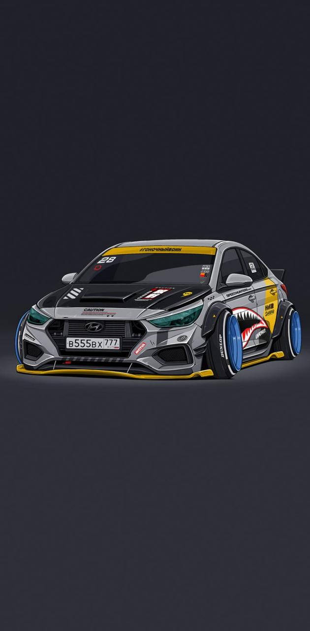 Hyundai JDM-estetika Muurpapier