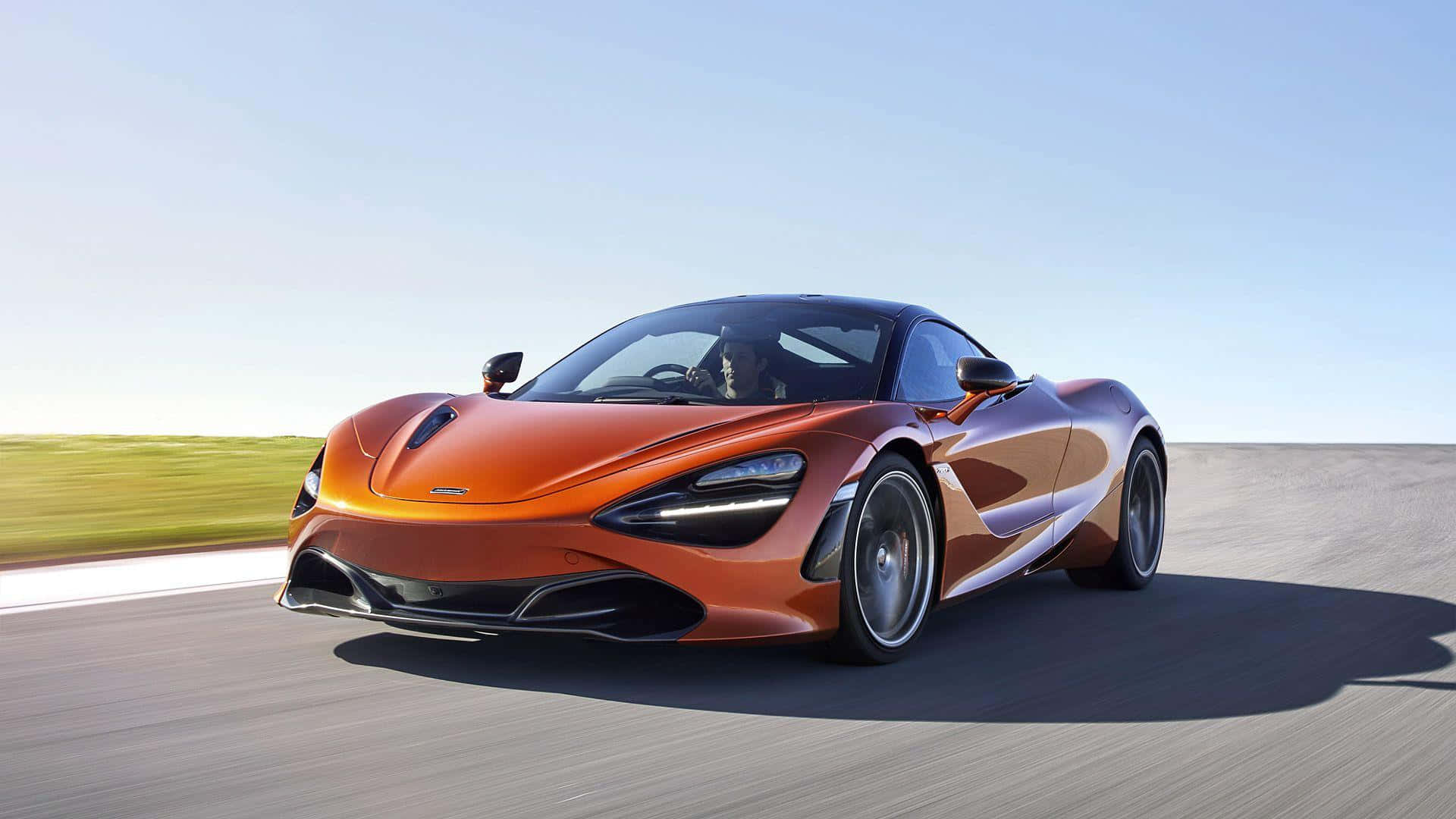 Ikoniese Beste McLaren 720S Agtergrond Muurpapier