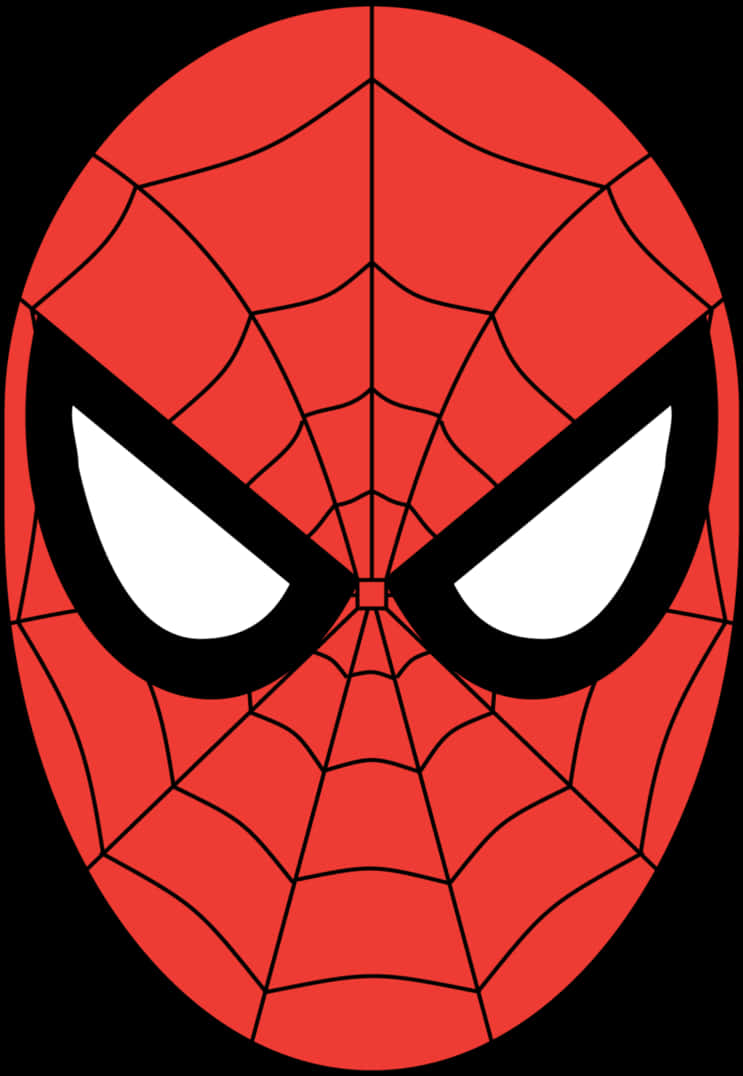 Ikoniese Spinnekopman-masker grafika Muurpapier