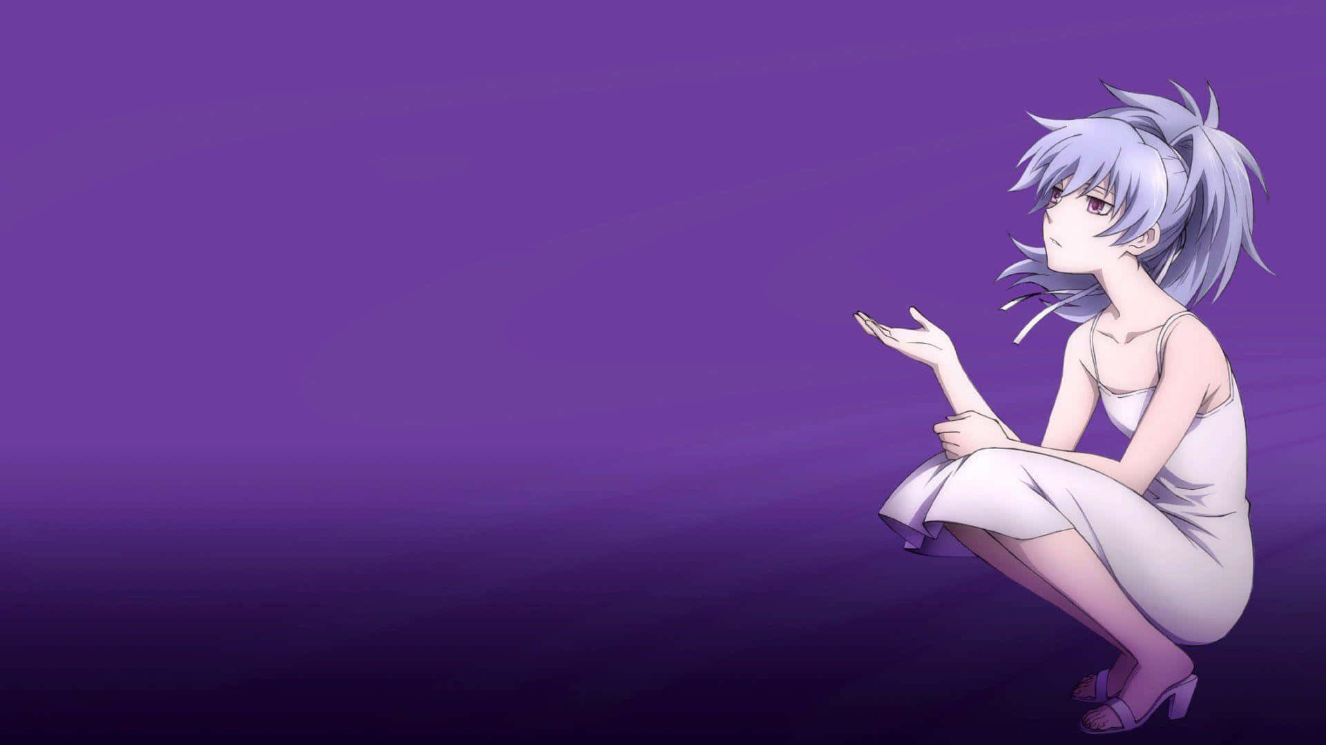 "In die pragtige wêreld van pers anime." Muurpapier