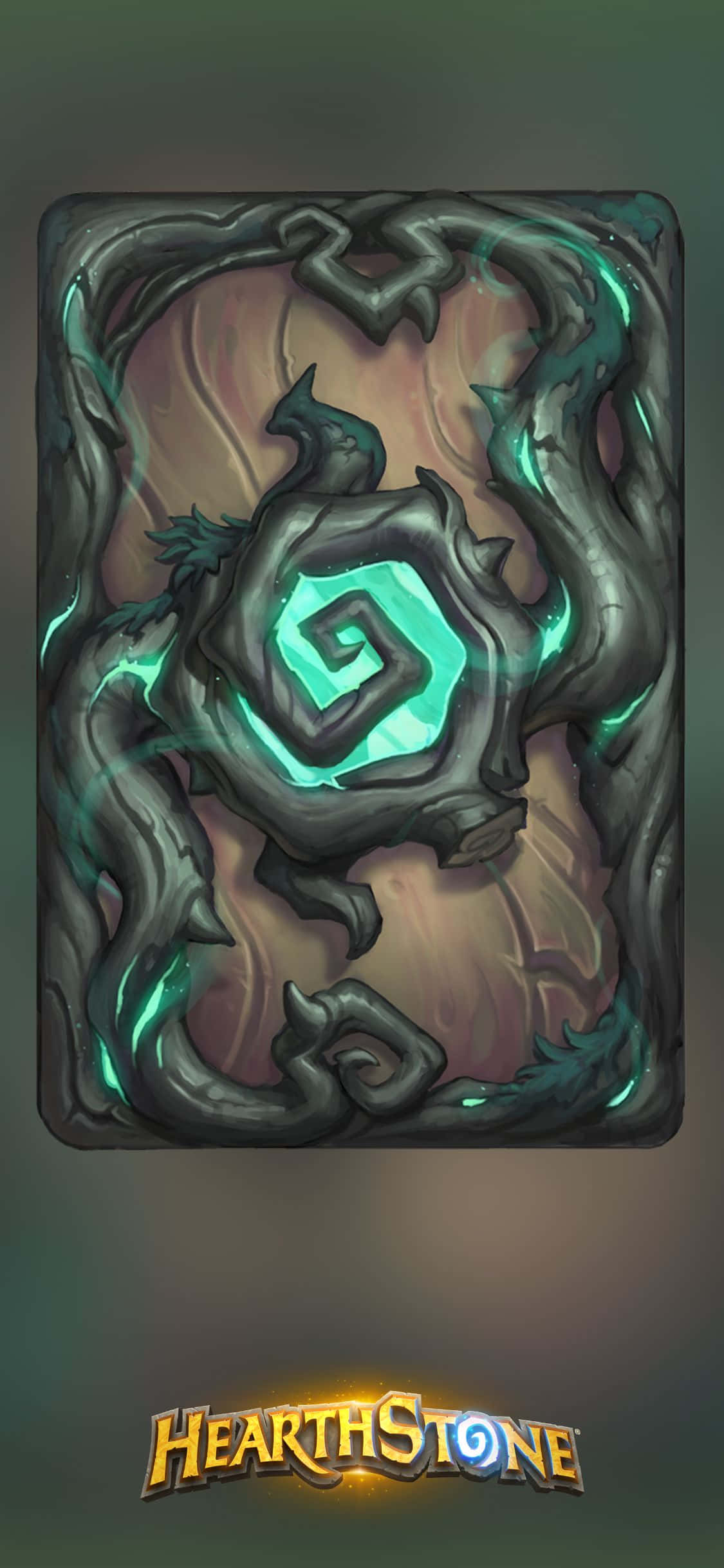 In 'n Donker Woud iPhone XS Hearthstone-agtergrond Muurpapier