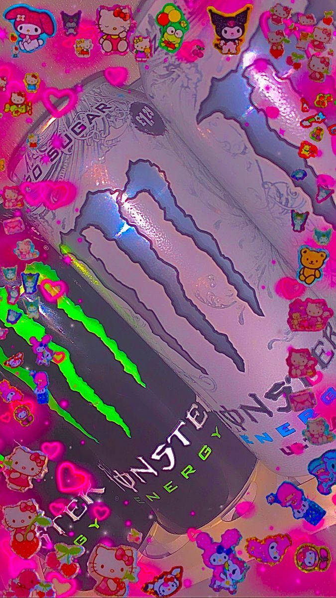 Indie Kind Aesthetic Monster Energy Drink Muurpapier