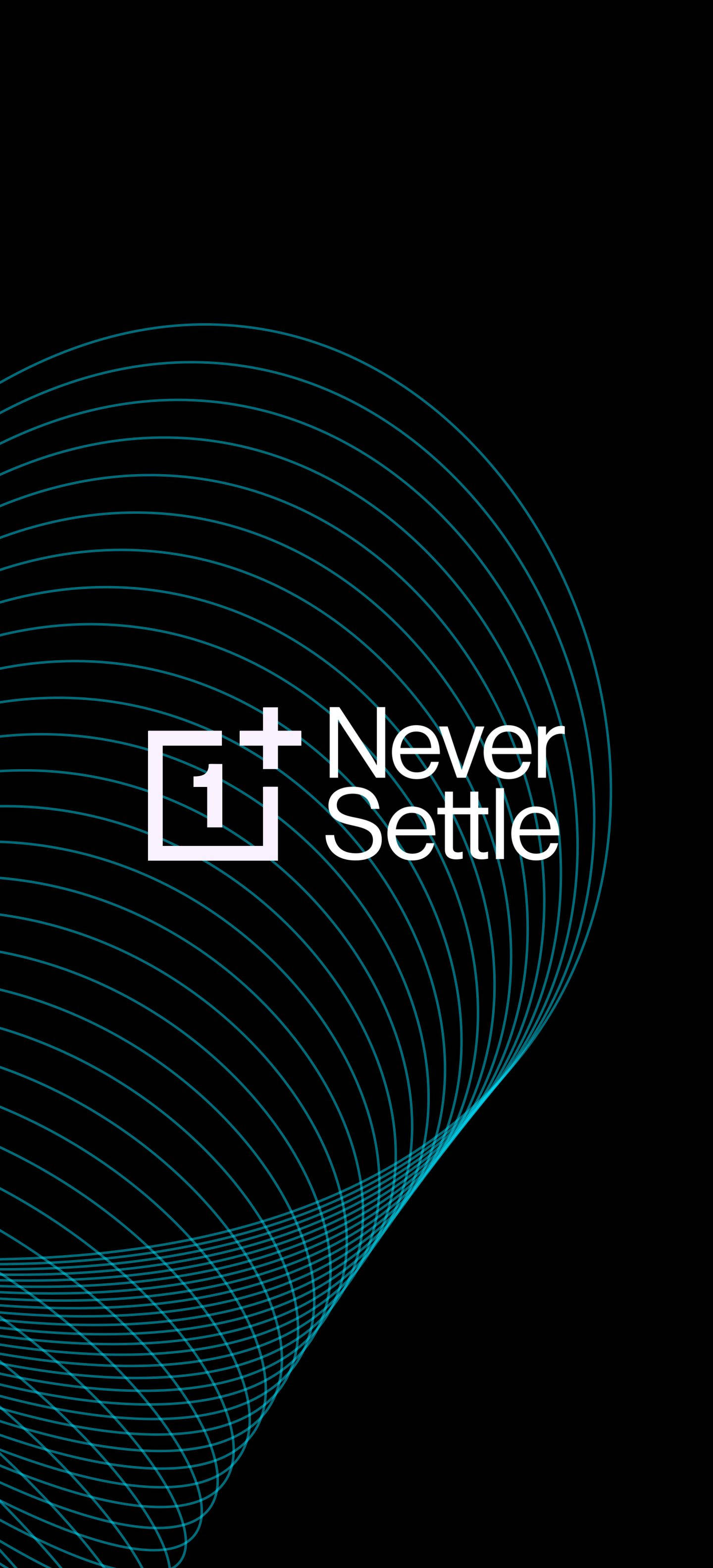 Innoverende Tegnologie - OnePlus Never Settle Ontwerp Muurpapier