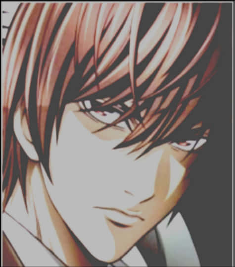 Intense Anime Karakter Portret Muurpapier