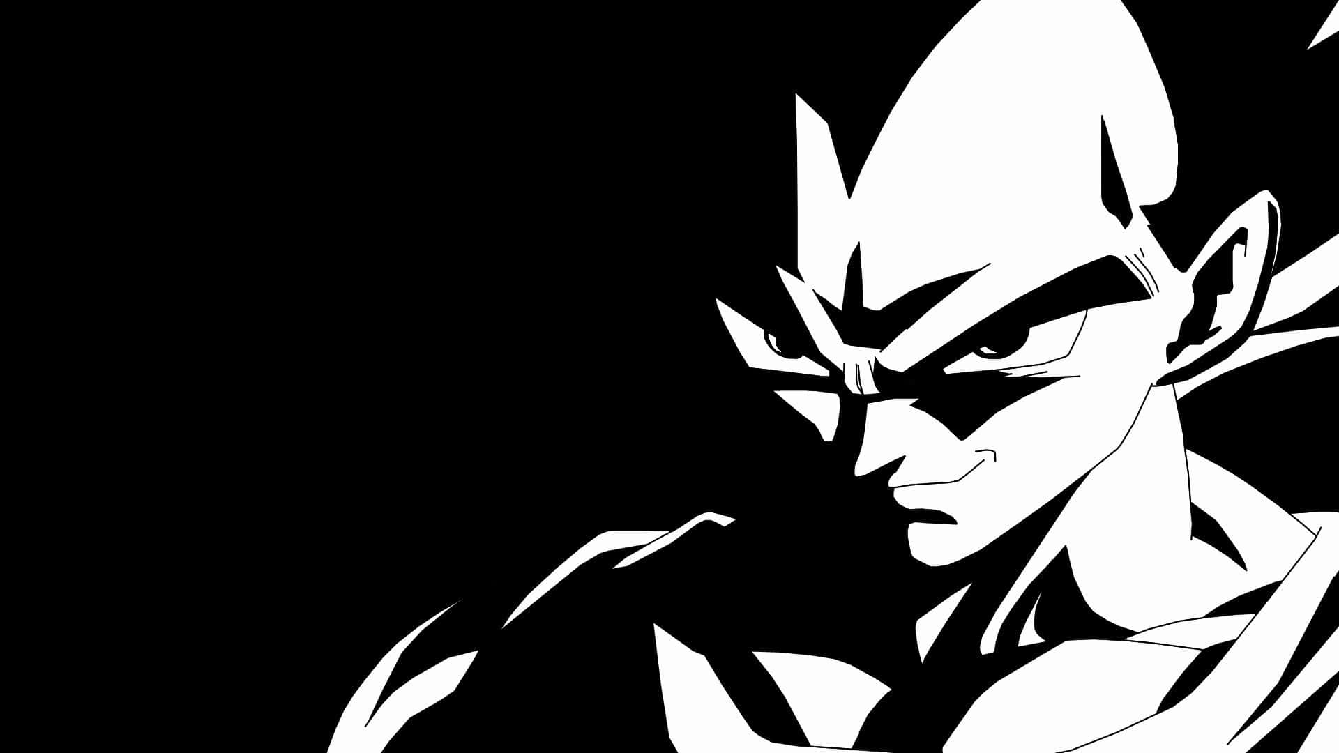 Intense Goku Black wat sy krag ontketen op 'n vurige slagveld Muurpapier