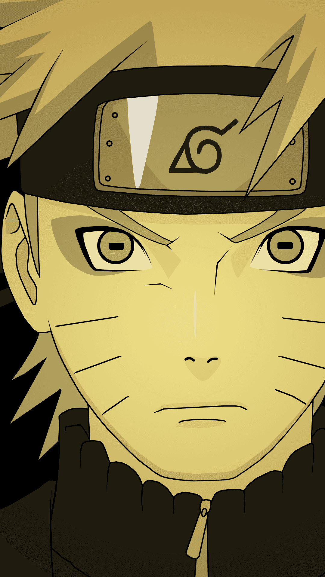 Intense Oë van Uzumaki Naruto Muurpapier
