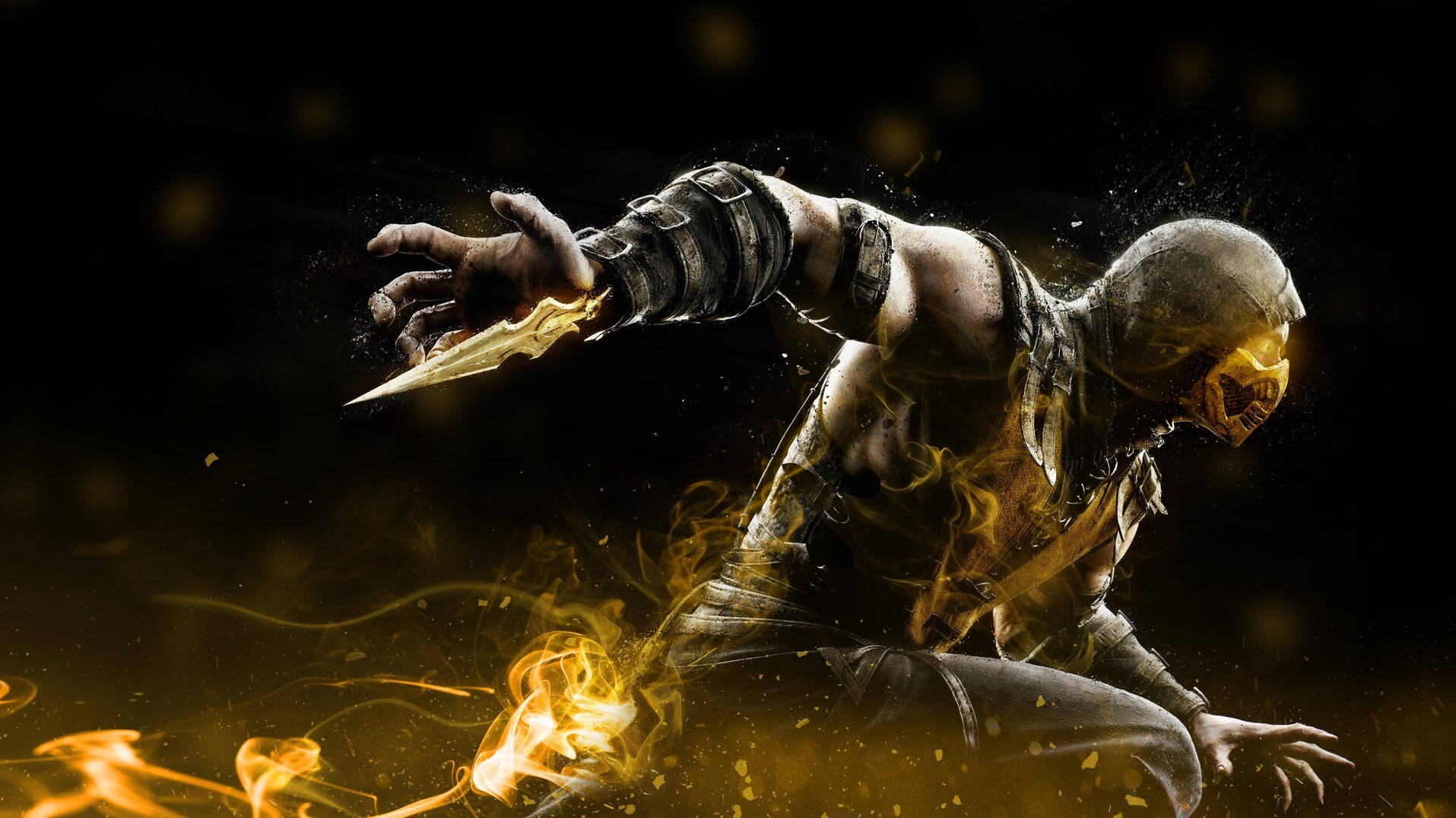 Interaktiewe Mortal Kombat Kuns Muurpapier