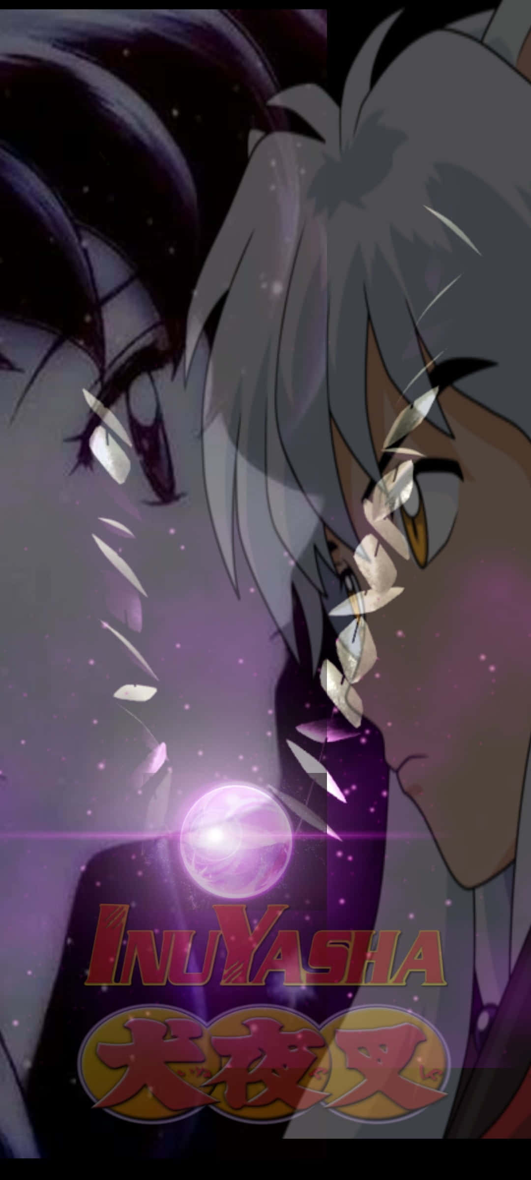 Inuyasha, 'n wilde kleinseun van 'n groot Japanse demoon, neem die belofte aan om uit die verlede te beskerm. Muurpapier