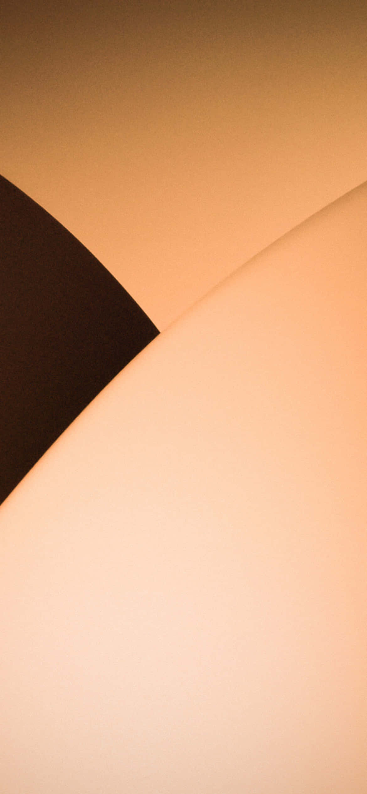 iOS 13 Goue Agtergrond Muurpapier