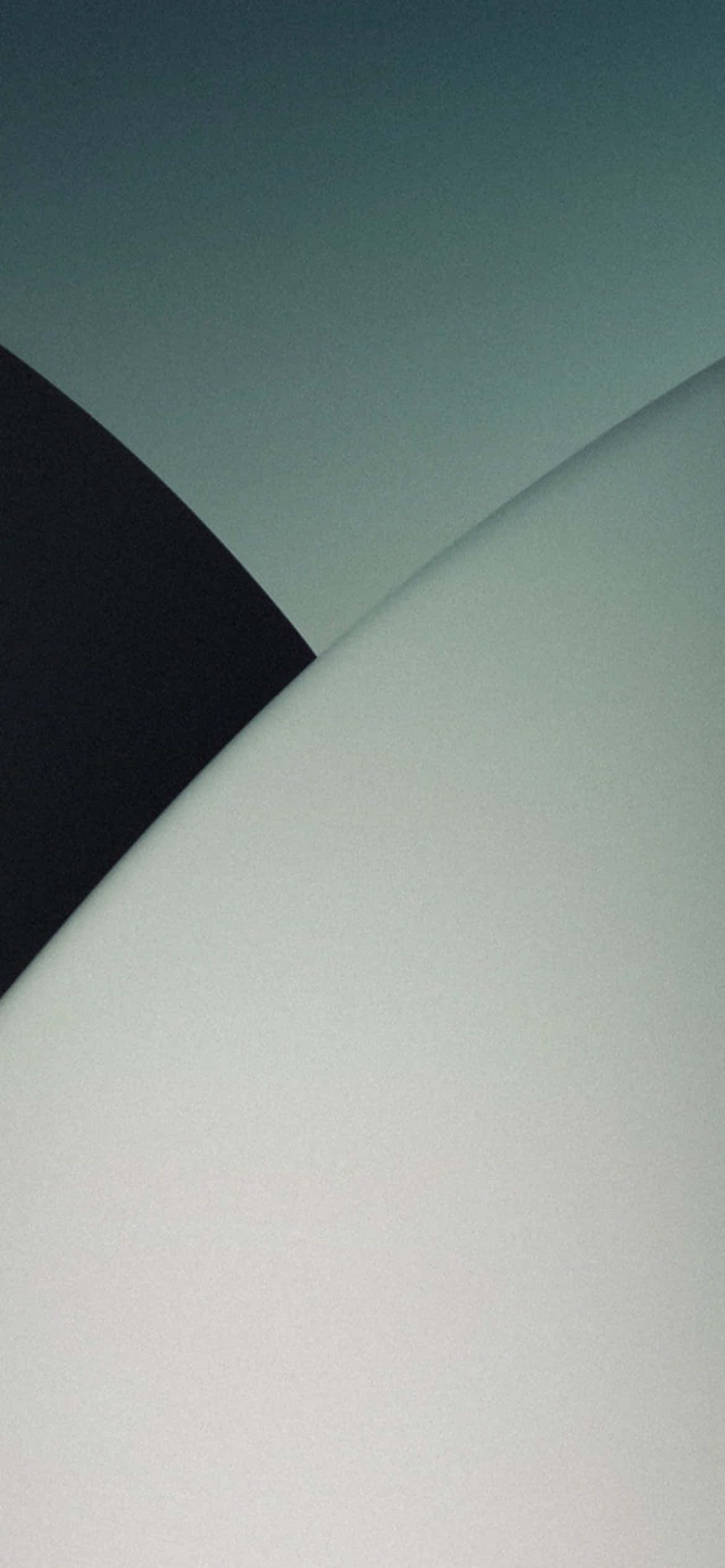 iOS 13 Grys En Swart Oorvleuel Agtergrond Muurpapier