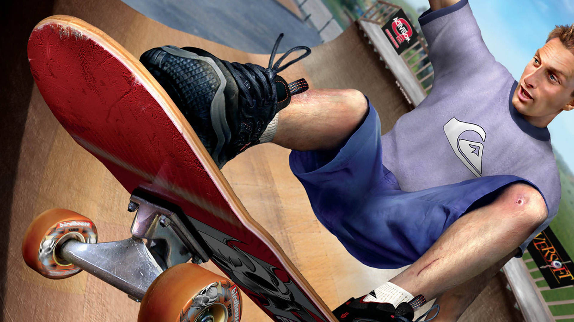 iPad Pro Tony Hawk Skaats Nabyfoto Muurpapier