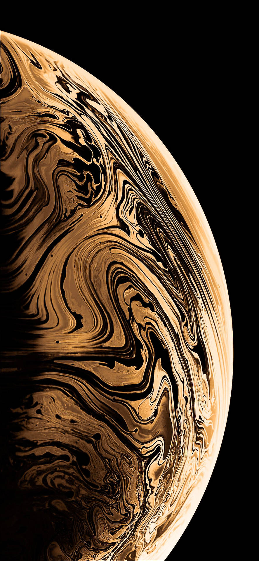 iPhone 12 Pro Max Goud Planeet