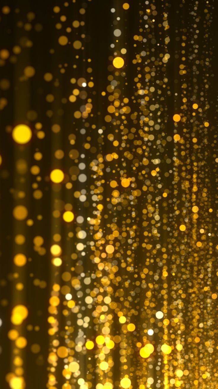 iPhone 12 Pro Max Goud Orbs Muurpapier