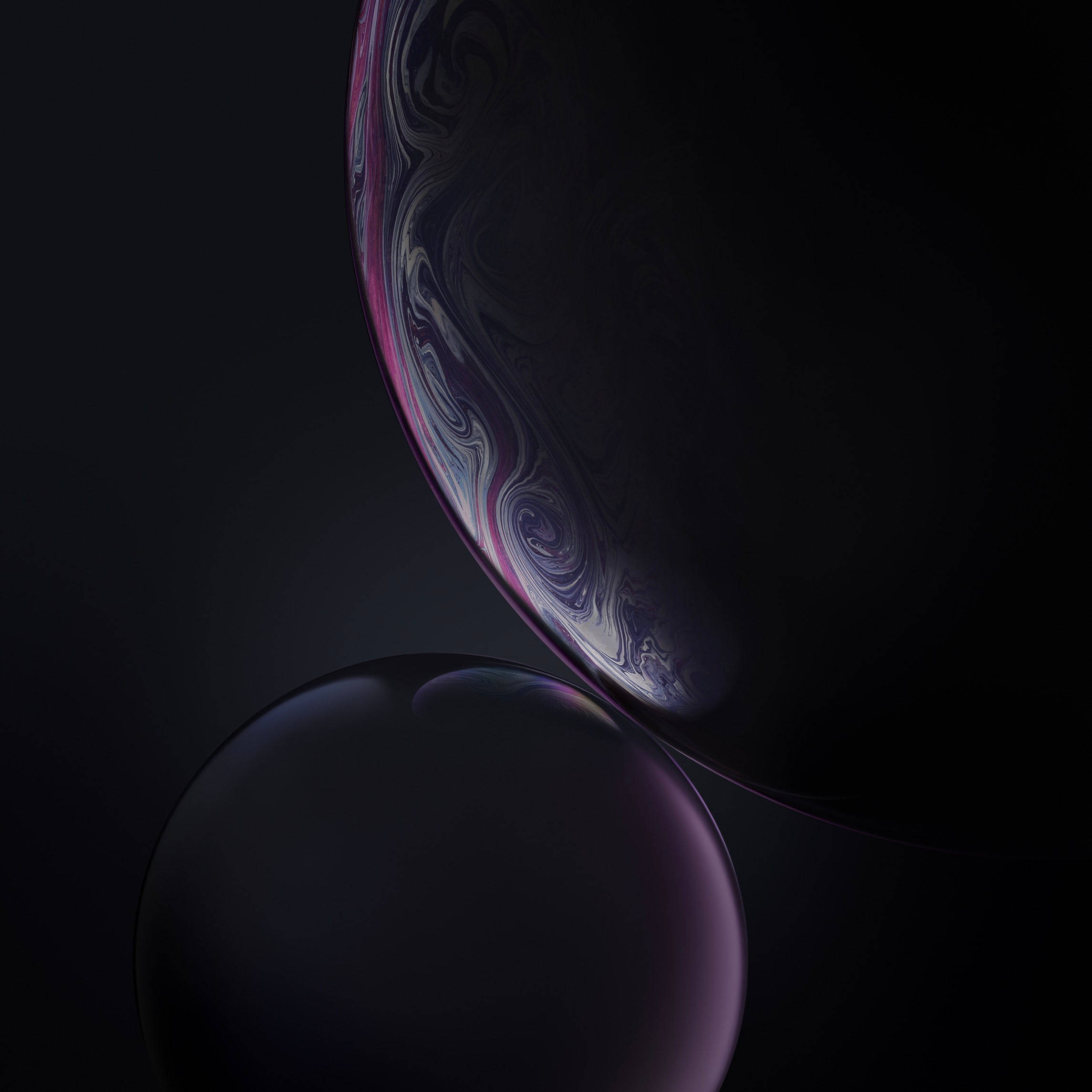iPhone 12 Stok Donkerviolet Borrels Muurpapier