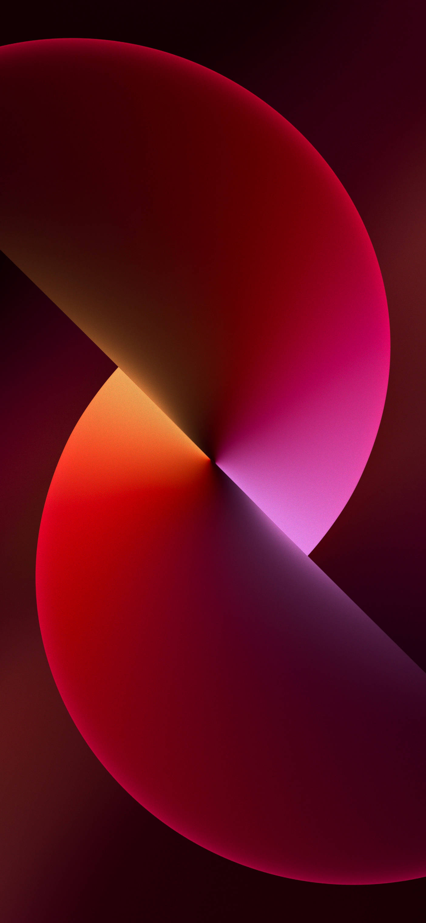 iPhone 13 Donkerrooi Muurpapier