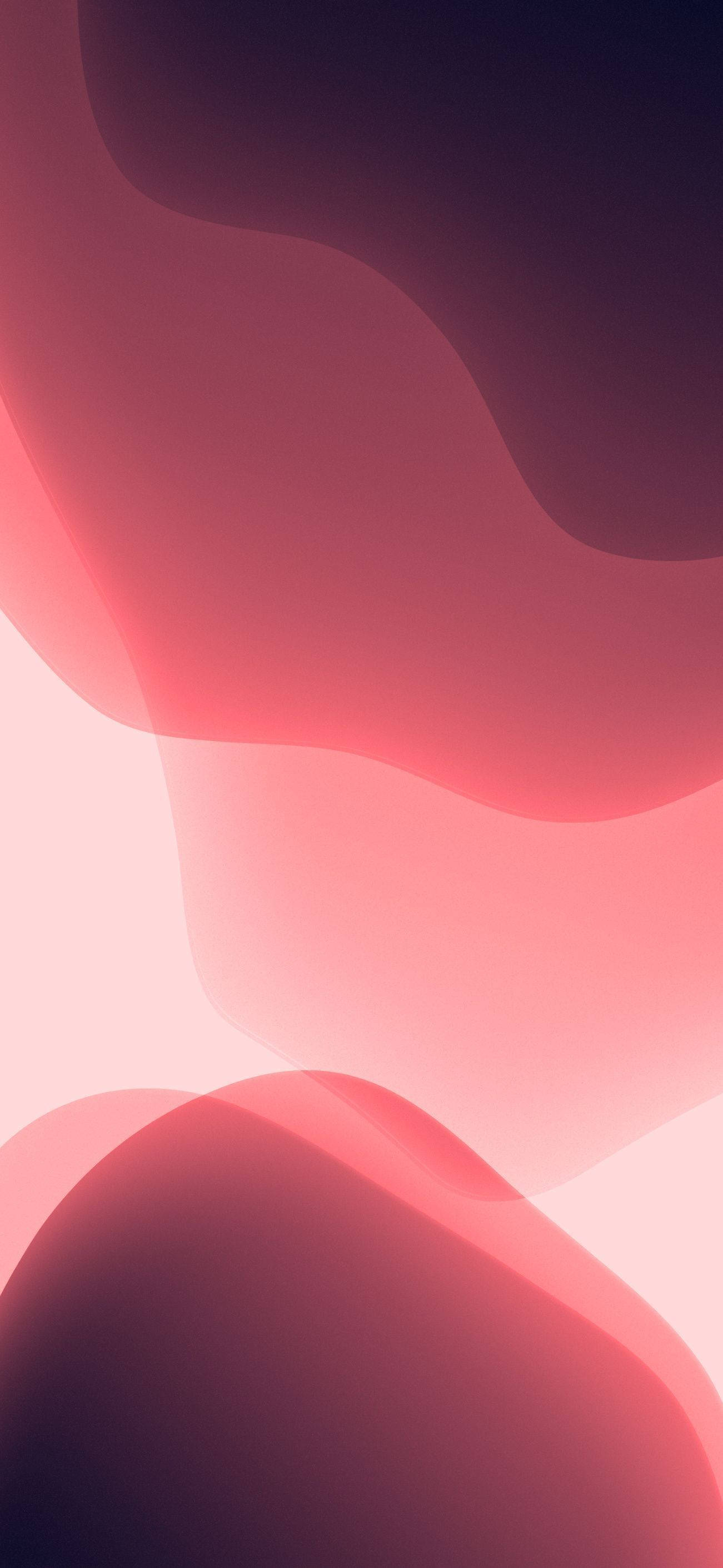 iPhone 13 iOS Pink Abstract Muurpapier