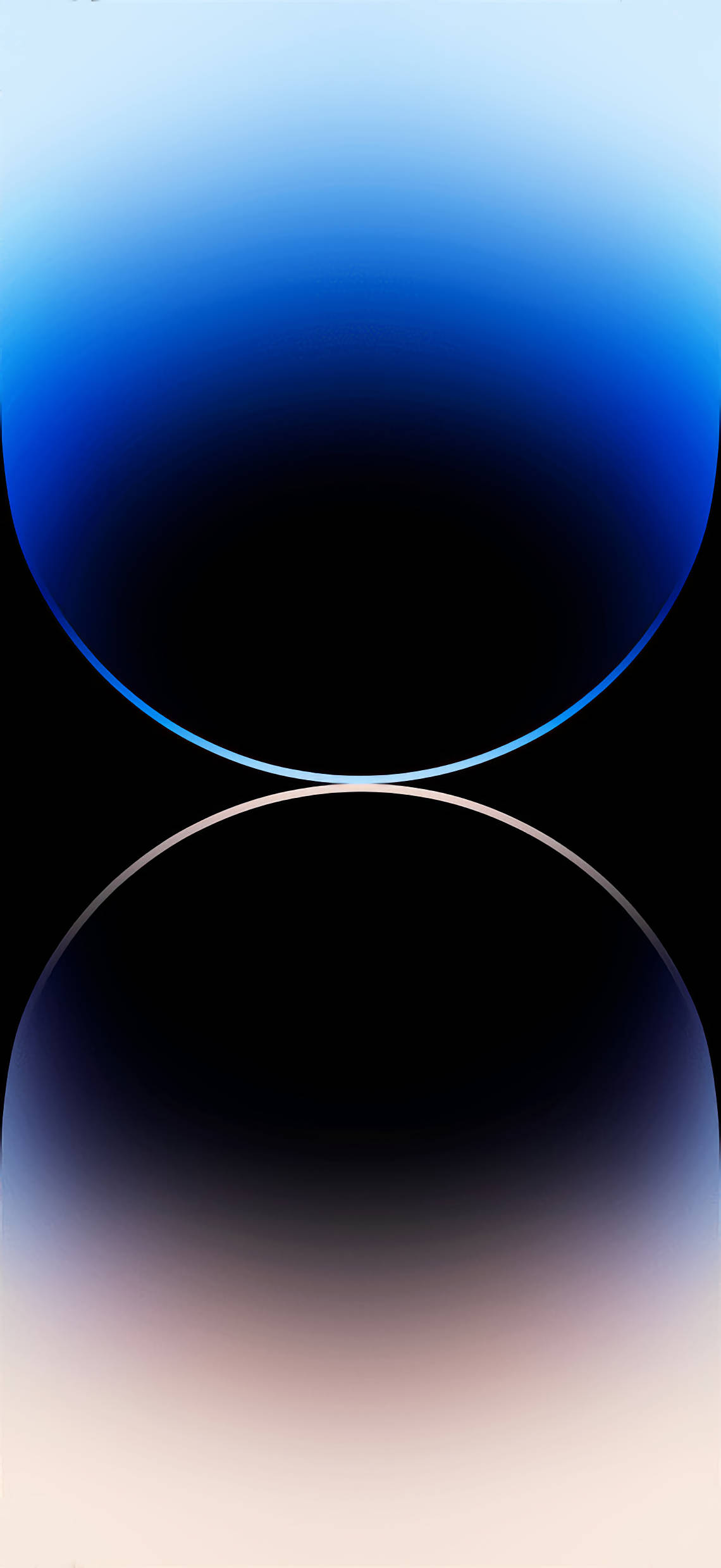 iPhone 14 Donker Ringe Muurpapier