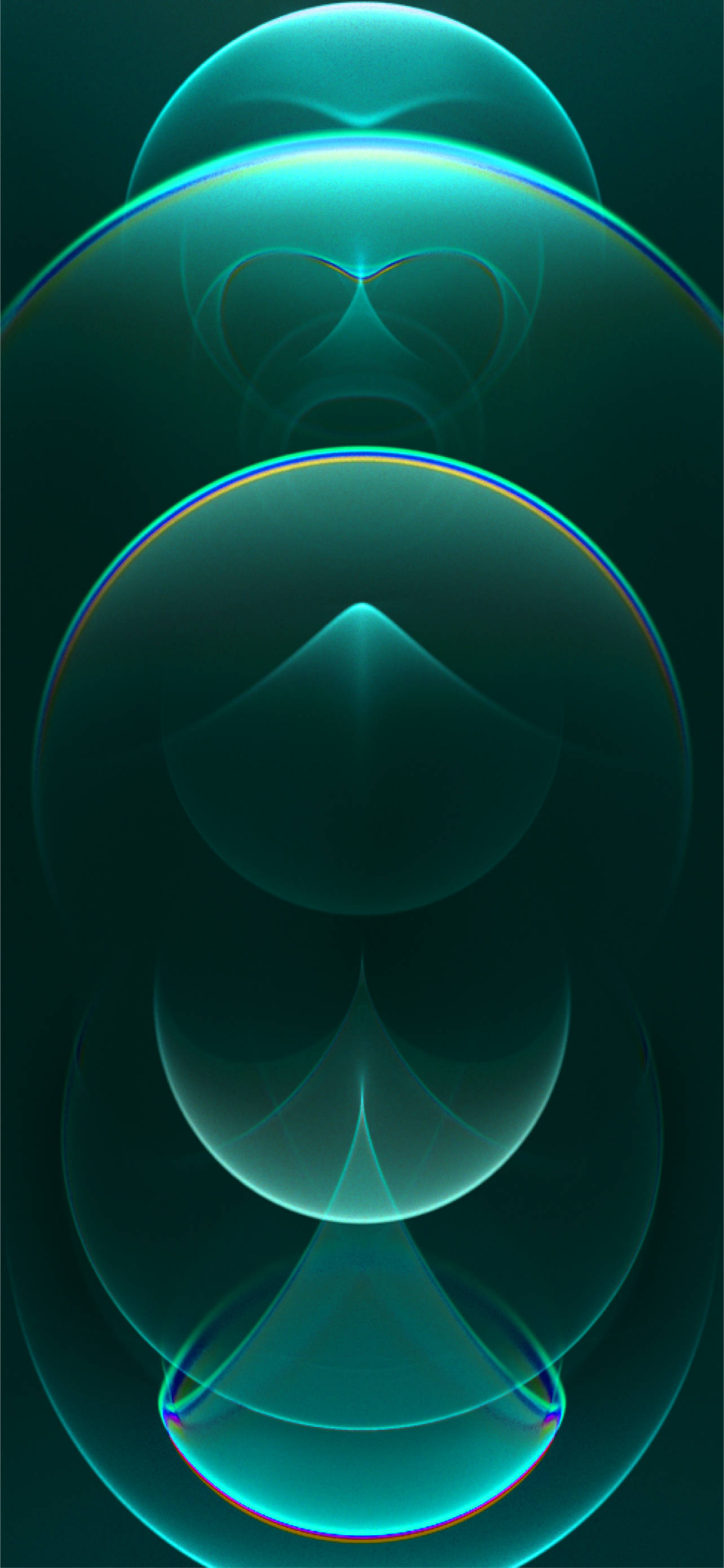 iPhone 14 Neon Groen Muurpapier