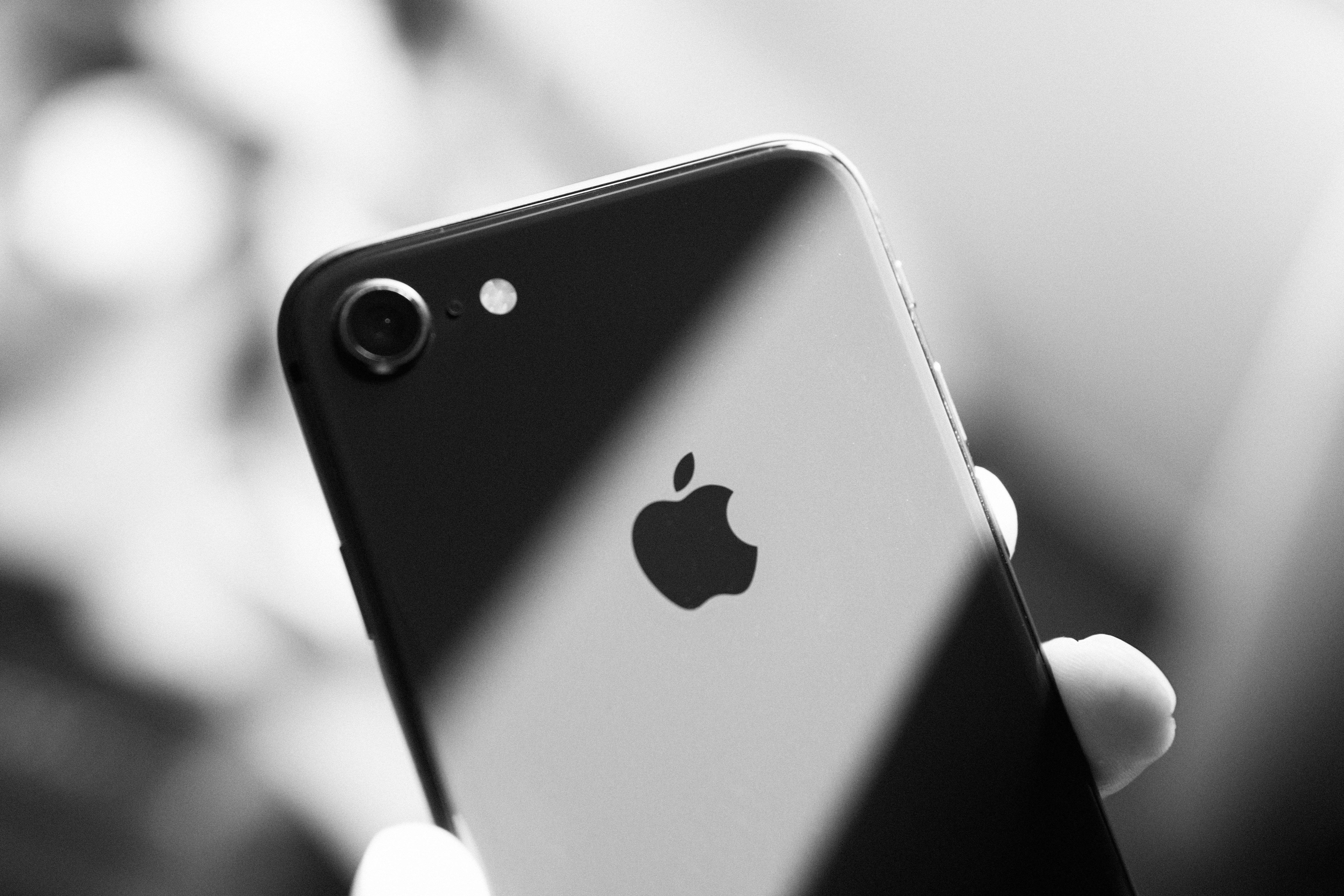 iPhone 8 Grysgraad Muurpapier