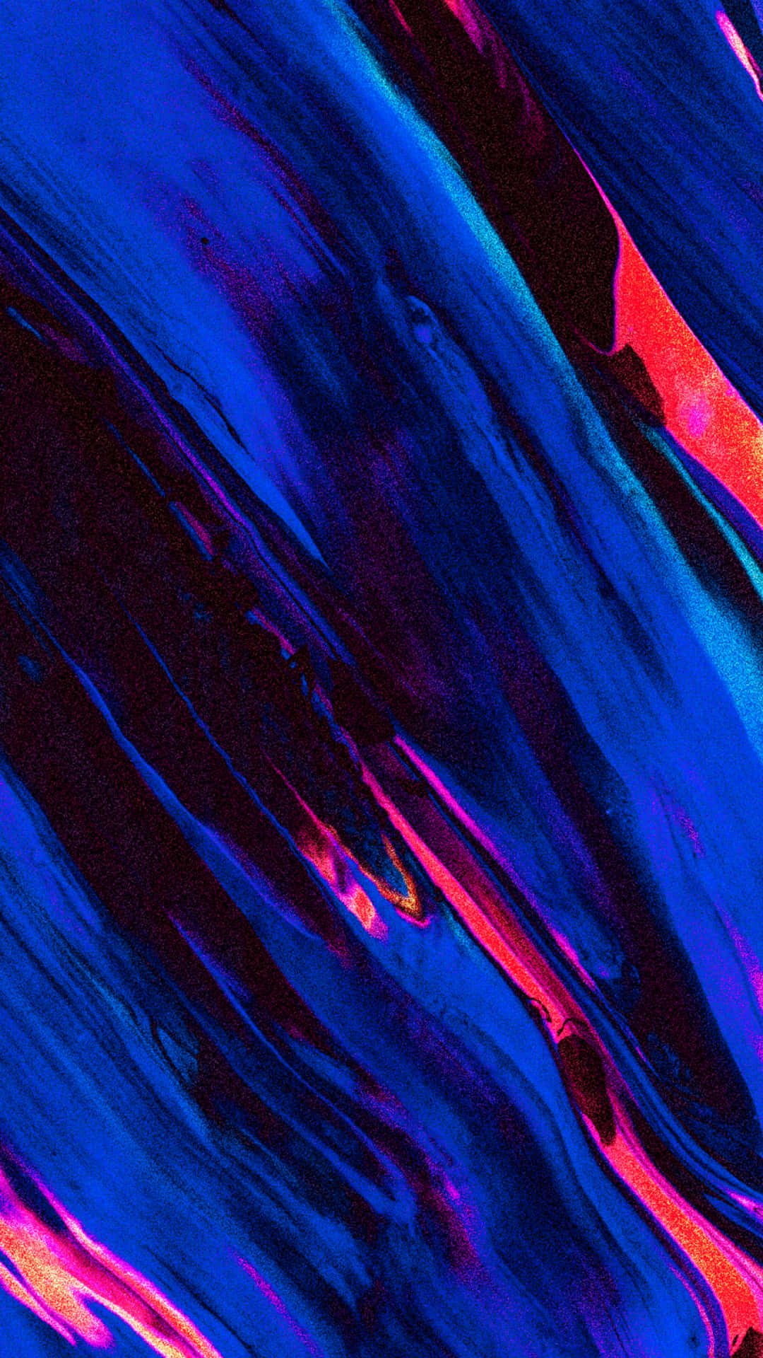 iPhone X Abstrakte Blou en Magenta Muurpapier
