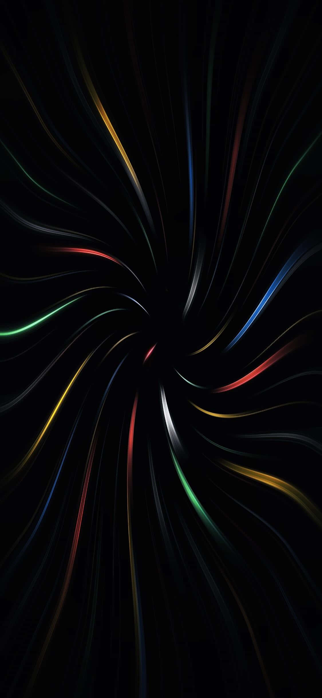 iPhone X Abstrakte Kleurvolle Ligstrepe Muurpapier