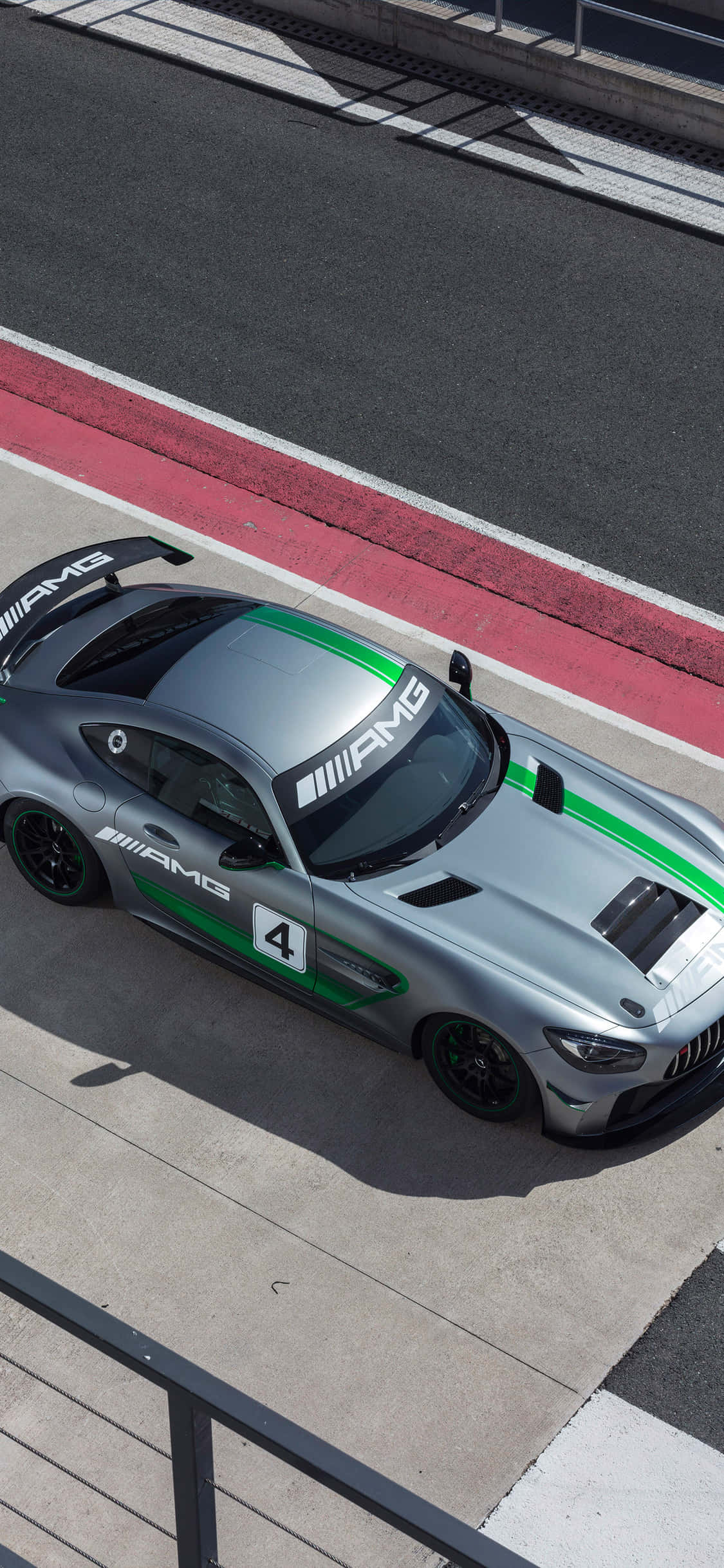 iPhone X Amg Gt-r Agtergrond & Mercedes-AMG GT4 Muurpapier