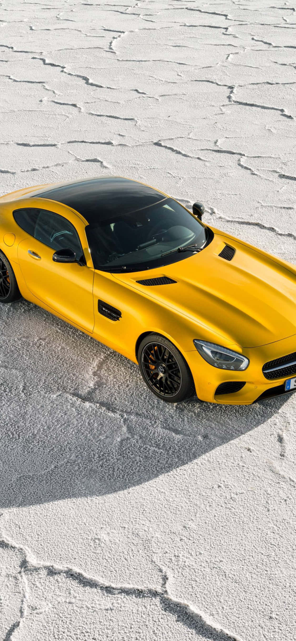 iPhone X AMG GT-R-agtergrond Mercedes-Benz AMG GT Muurpapier
