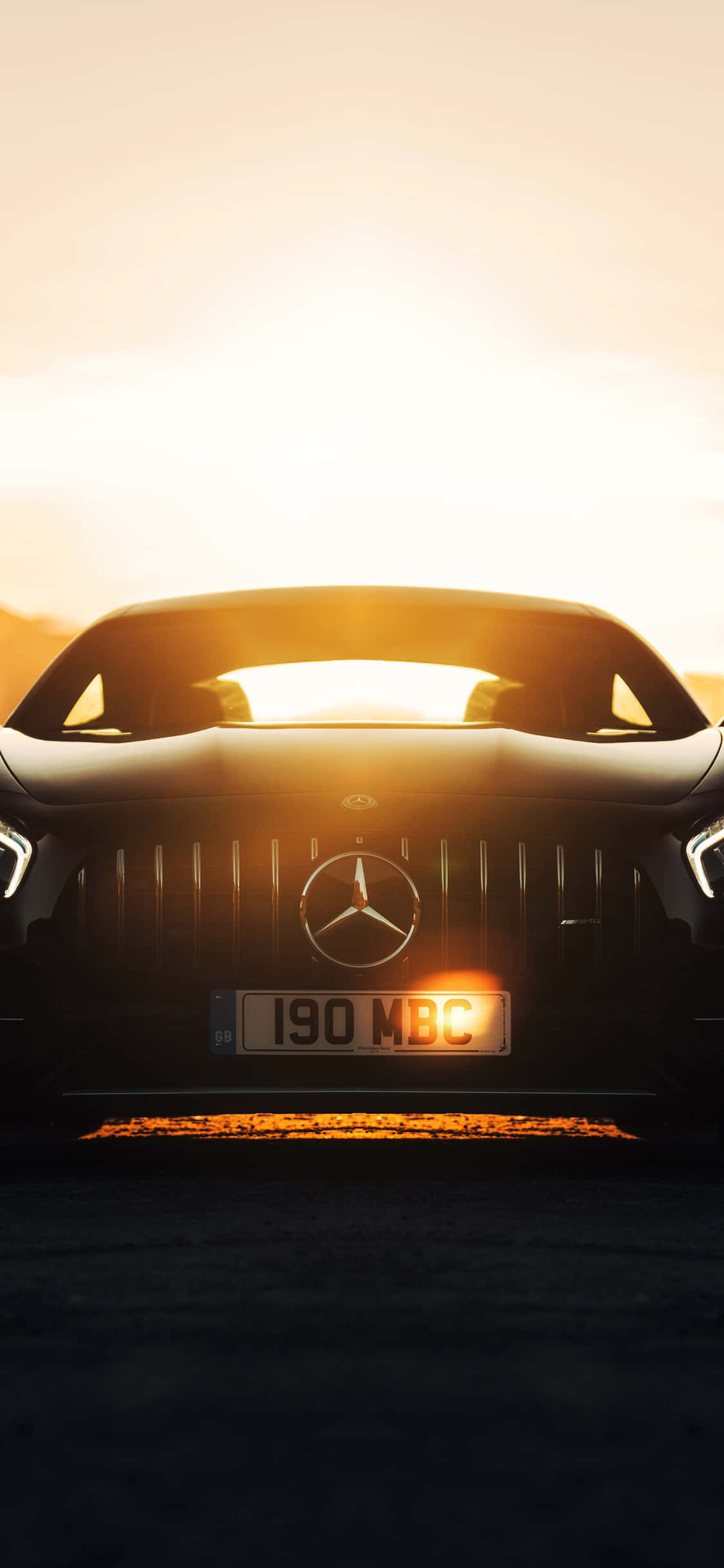iPhone X Amg Gt-r Agtergrond In Sonlig Muurpapier