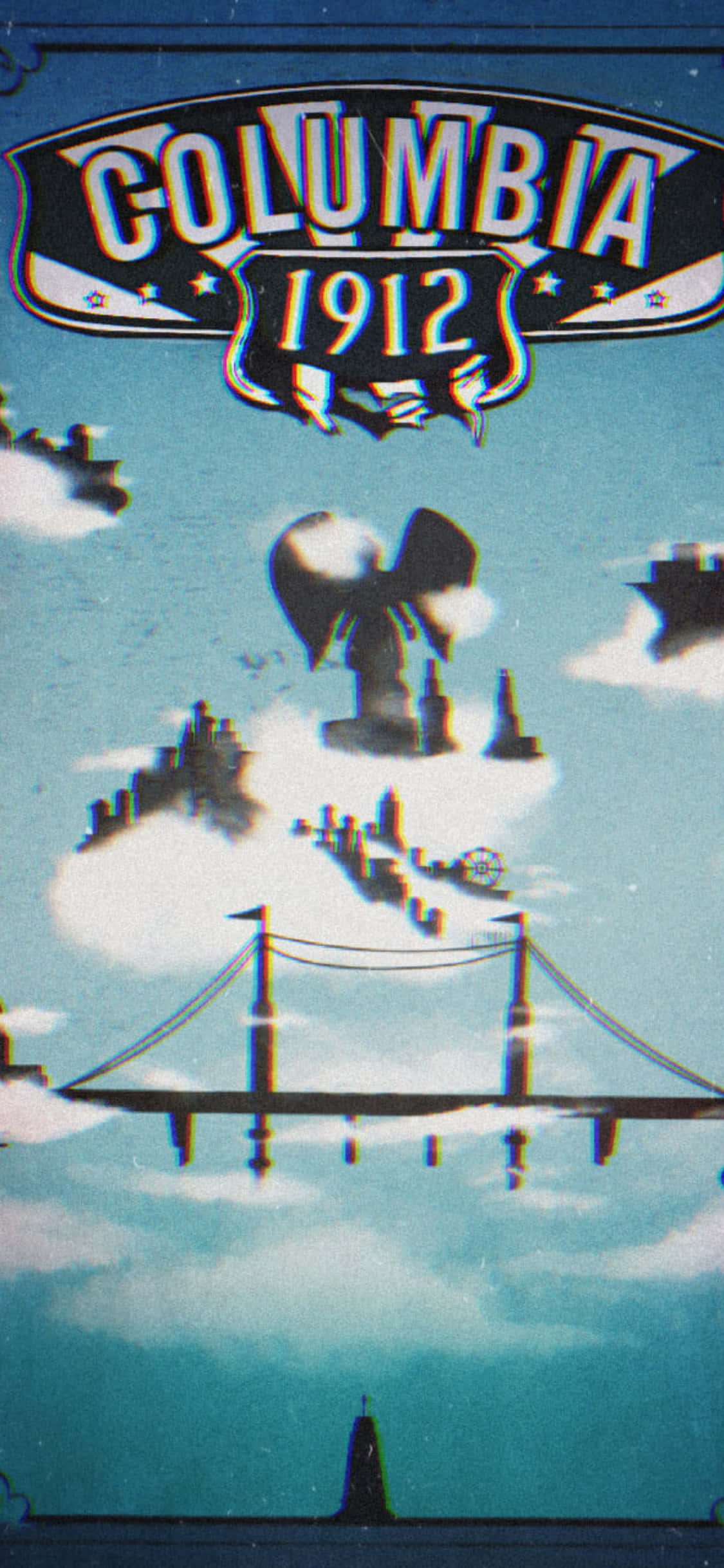 iPhone X Bioshock Infinite Agtergrond Columbia 1912 Muurpapier
